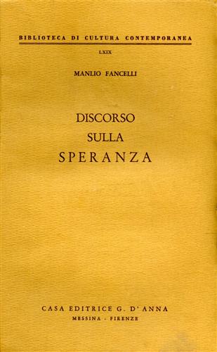 9788883210839-Discorso sulla speranza.