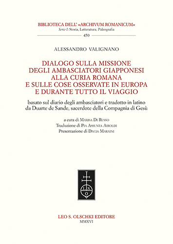 9788822264350-Dialogo sulla missione degli ambasciatori giapponesi alla curia romana e sulle c