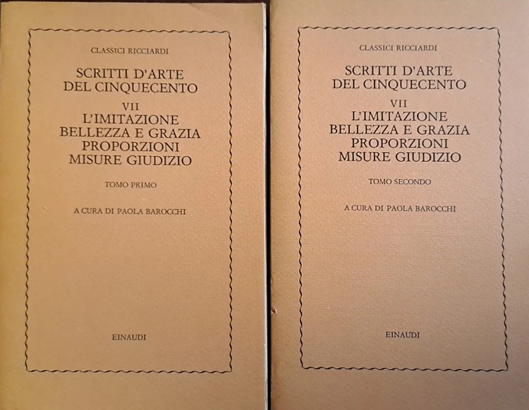 9788806245214-Scritti d'arte del Cinquecento. Vol.VII, tomo I e II: L'imitazione, bellezza e g