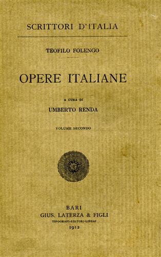 Opere Italiane. vol.II.