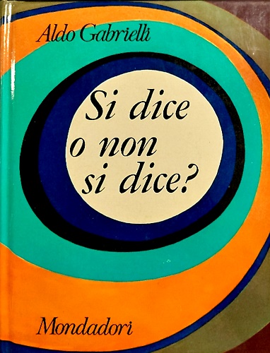 Si dice o non si dice?