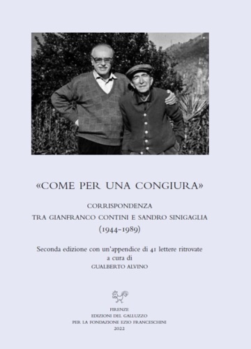 9788884505941-«Come per una congiura». Corrispondenza tra Gianfranco Contini e Sandro Sinigagl