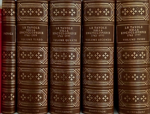 Le tavole dell'Encyclopedie di Diderot e D'Alembert. 1762-1777.