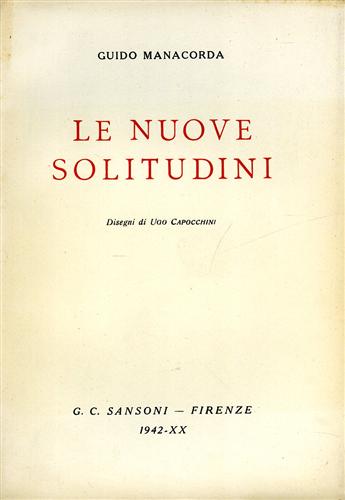 Le Nuove solitudini. Acqueforti, momenti musicali, intermezzo, ottocenteschi not