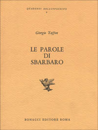 9788875731571-Le parole di Sbarbaro.