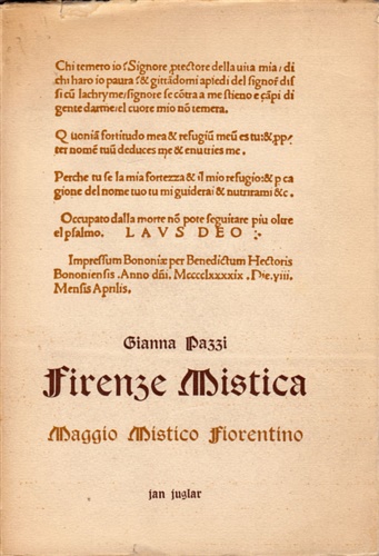 Firenze Mistica. Vol.I: Maggio Mistico fiorentino.