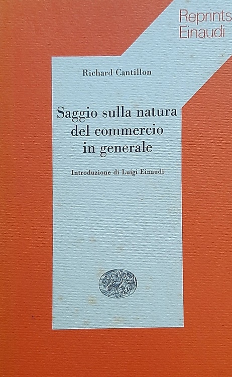 Saggio sulla natura del commercio in generale.