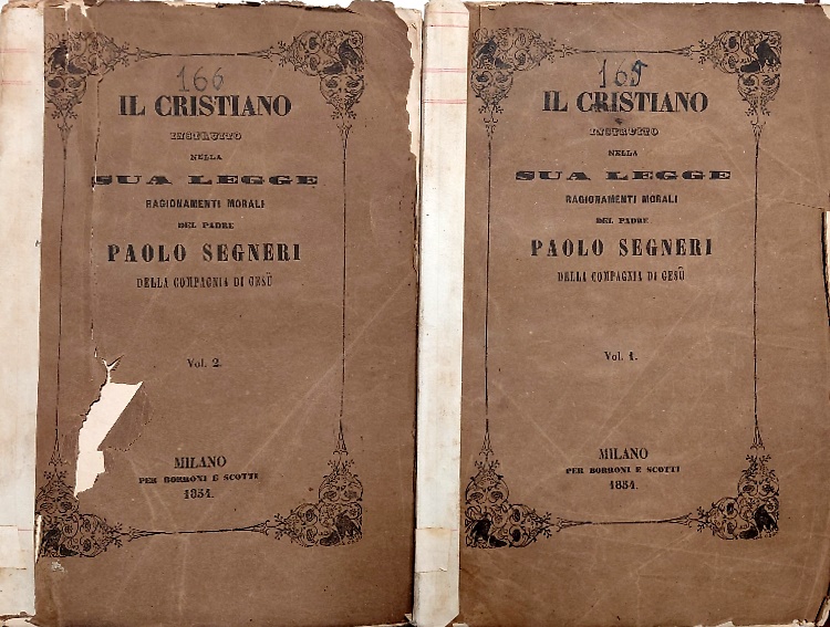 Il cristiano instruito nella sua legge. Ragionamenti morali.