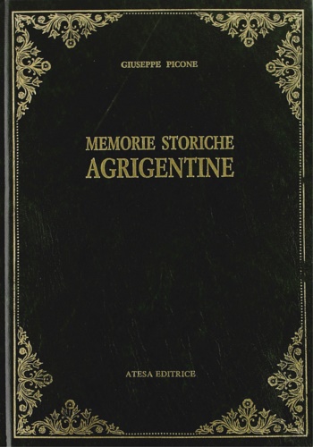 9788870372052-Memorie storiche agrigentine.