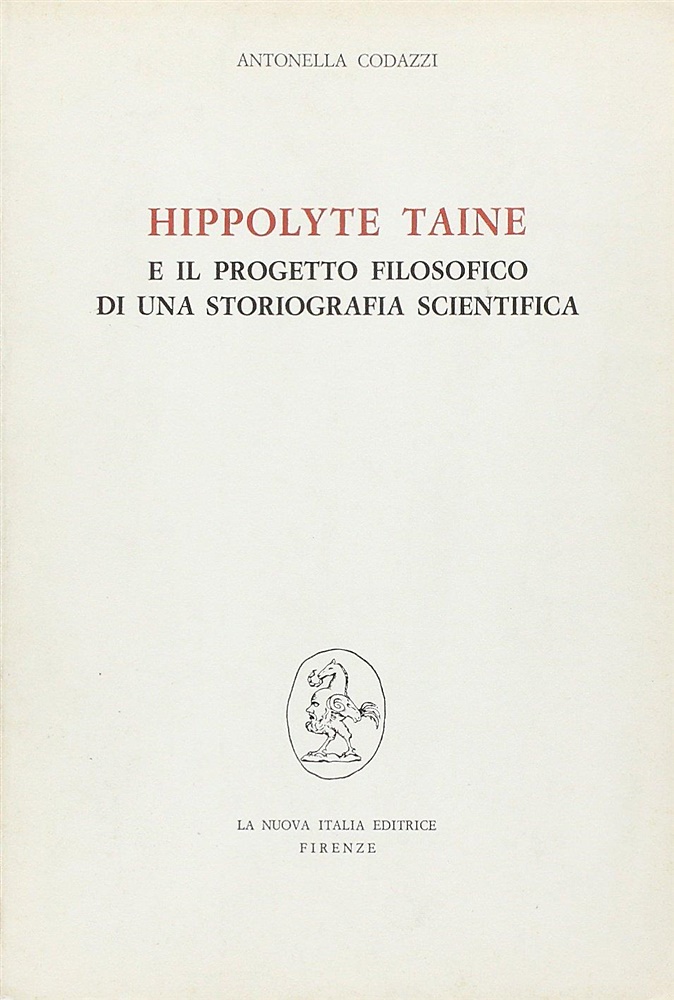 9788822101990-Hippolyte Taine e il progetto filosofico di una storiografia scientifica.