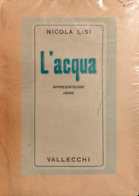 L'Acqua. Rappresentazione umana.