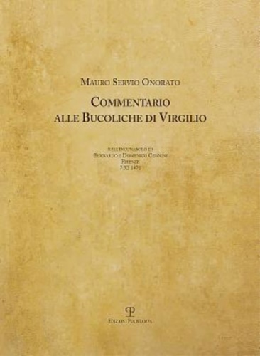 9788859610038-Commentario alle Bucoliche di Virgilio nell'incunabolo di Bernardo e Domenico Ce