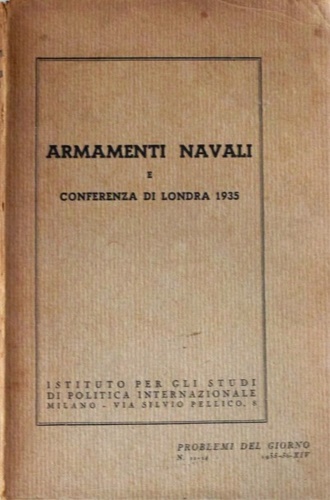 Armamenti navali e conferenza di Londra 1935.