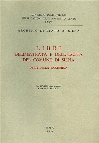 Libri dell'entrata e dell'uscita del comune di Siena detti della Biccherna.Reg.2