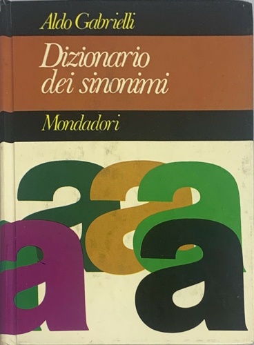 Dizionario dei sinonimi.