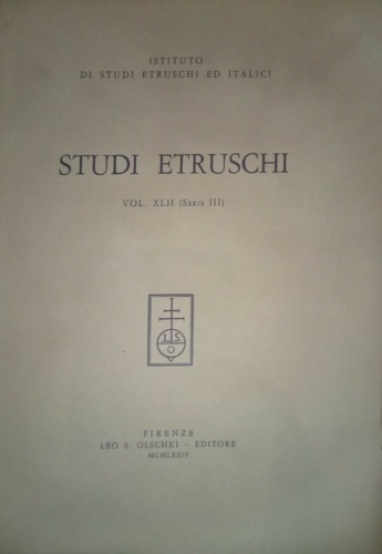 Studi Etruschi. vol.XLIII (Serie III). 1975.