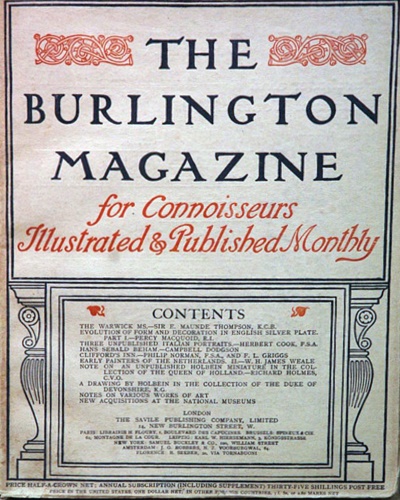 The Burlington Magazine.
