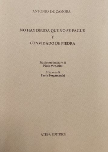 9788870370492-No hay deuda que no se pague y convidado de piedra.