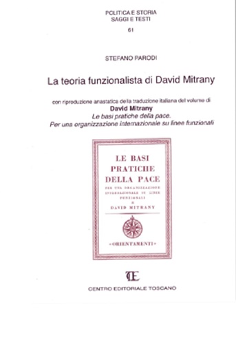 9788879573511-La teoria funzionalista di David Mitrany.