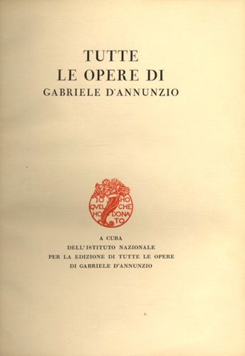 Tutte le opere.