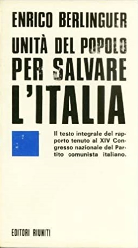 Unità del popolo per salvare l'italia.