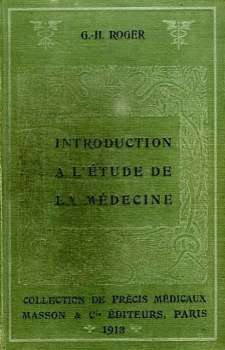 Introduction à l'étude de la medicine.