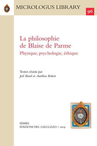 9788884509215-La philosophie de Blaise de Parme. Physique, psychologie, éthique.