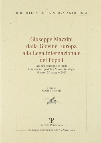 9788859603931-Giuseppe Mazzini dalla Giovine Europa alla Lega internazionale dei Popoli.