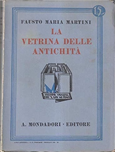 La vetrina delle antichità.