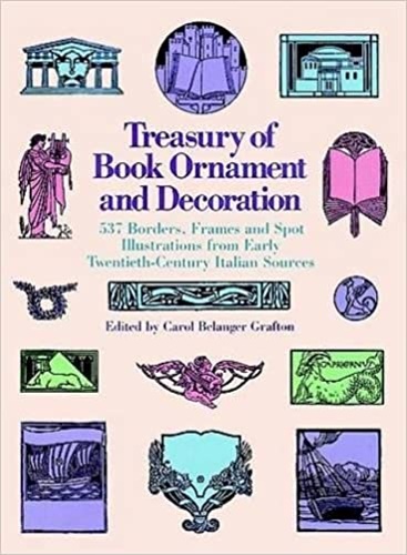 9780486251677-Treasury of Book Ornament and Decoration: 537 Borders, Frames and Spot Illustrat