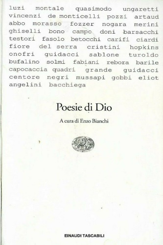 Poesie di dio. Itinerario spirituale nel Novecento italiano.