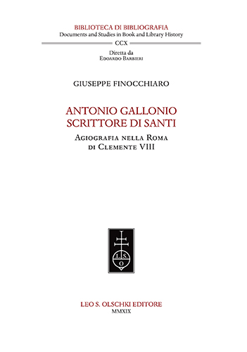 9788822266637-Antonio Gallonio scrittore di santi.