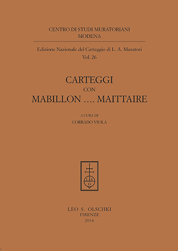 9788822264428-Edizione Nazionale del Carteggio Muratoriano.