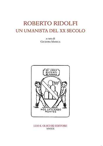 9788822266507-Roberto Ridolfi, un umanista del XX secolo.