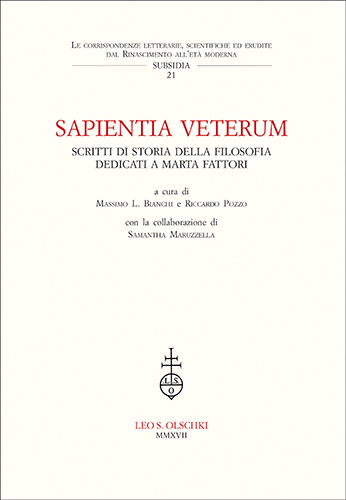 9788822264640-Sapientia veterum.