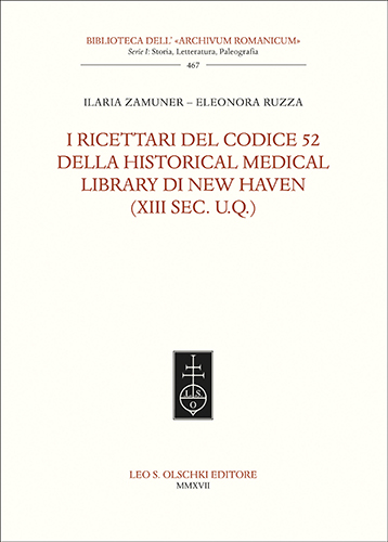 9788822265005-I ricettari del codice 52 della Historical Medical Library di New Haven (XIII se