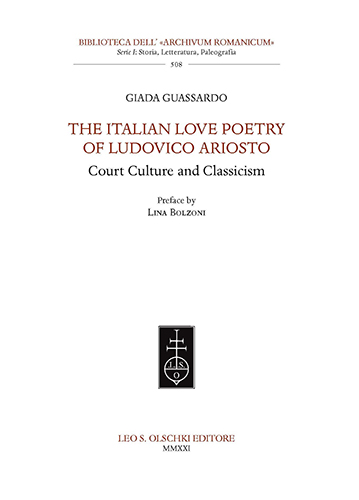 9788822267313-The Italian Love Poetry of Ludovico Ariosto.
