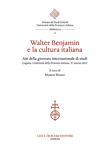 9788822268082-Walter Benjamin e la cultura italiana.