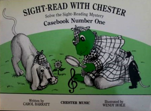 Sight-Read with Chester solve the sight-reading mystery Casebook Number  one.