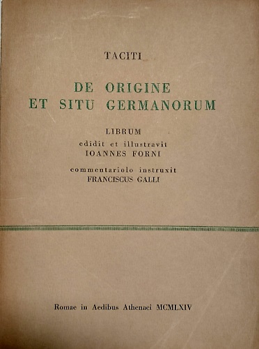 De origine et situ germanorum.