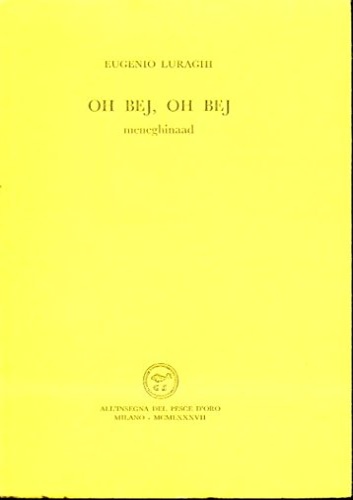 9788844410865-Oh bej, oh bej. Meneghinaad.