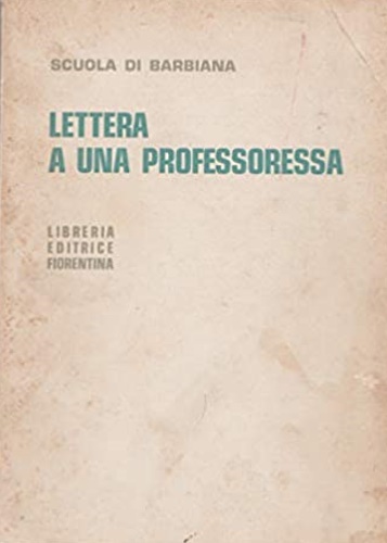 Lettera a una professoressa.