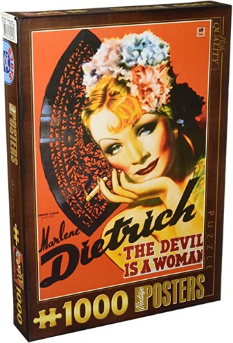 Vintage posters. Marlene Dietrich in the devl is a woman.