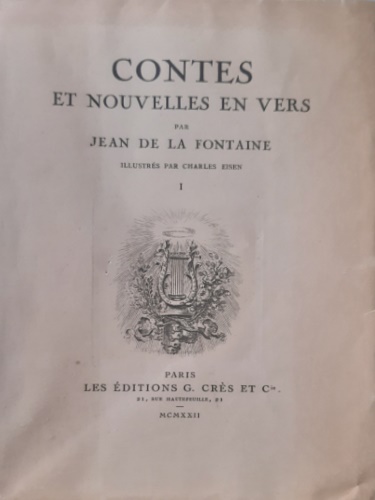 Contes et Nouvelles en Vers.