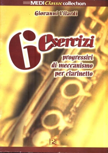 6 esercizi progressivi di meccanismo per clarinetto.