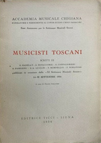 Musicisti Toscani.