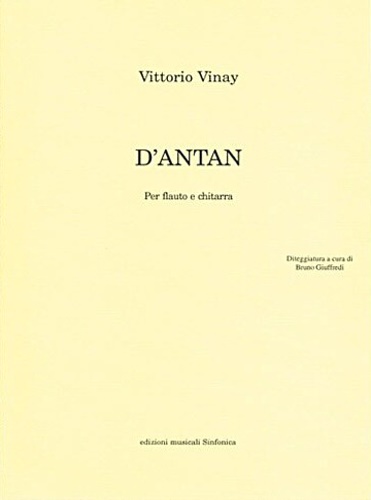 D'Antan. Per flauto e chitarra.