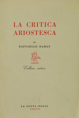 La critica ariostesca.