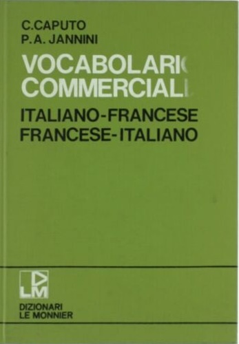 9788800510707-Vocabolario commerciale. Italiano-Francese. Francese-Italiano.