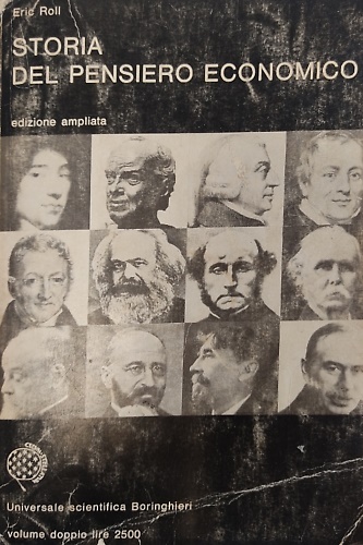 Storia del pensiero economico.